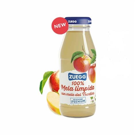 Succo Mela Limpida 100% ZUEGG cl.20x24 vetro perdere