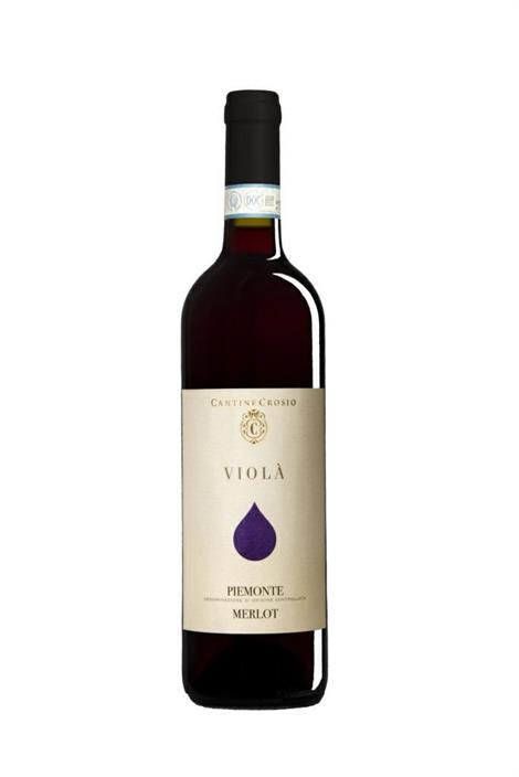 Piemonte Merlot “Violà 2022 DOC CANTINE CROSIO cl.75